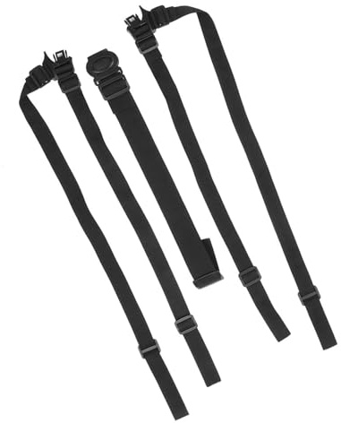 RiToEasysports Cinturón de arnés universal para bebé, correa segura para cochecito de bebé, silla alta (estilo negro a presión)