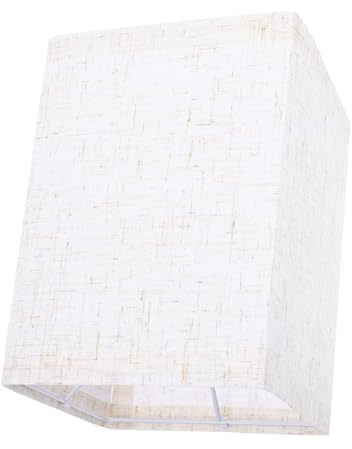 NOLITOY Pantalla de Lámpara Cuadrada de Desmontable y Cubierta para Lámpara de Mesa Diseño Sencillo y Elegante para Decoración del Hogar