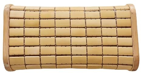 Cuscino per sauna in bambù, cuscino cervicale, cuscino in legno per sauna, bagno turco, benessere, spa, casa e palestra. Cuscino ergonomico per il relax