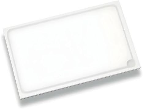 Louis Tellier NPP61 Schneidebrett mit Saftrille, Rechteckig, Weiß, 60 cm x 40 cm x 2 cm