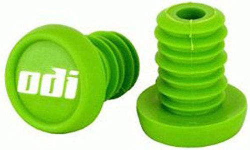 Odi Barend Plug Ersatz Lenker Enden Stopfen 1 Paar (2St) + Fantic26 Sticker (Grün)