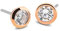NANA KAY Classic Solitaire Ohrringe Dreamy Rosé mit Zirkonia besetzt ST1626