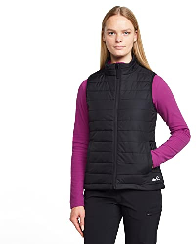 Peter Storm Women's Blisco II Gilet with High Collar & Hand Warmer Pockets, Insulated Vest, Warm, Water-repellent, Lightweight (UK, Numeric, 14, Regular, Regular, Black)