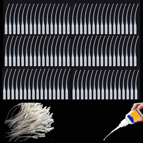 Kleber Micro Tips,Sekundenkleber Spritze,Klebstoff Applikatorspitzen,Kleber Extender Applikator Kunststoffkleber,Kunststoffkleber Flaschenspitzen Leim Extender,Pipetten Plastik (210)