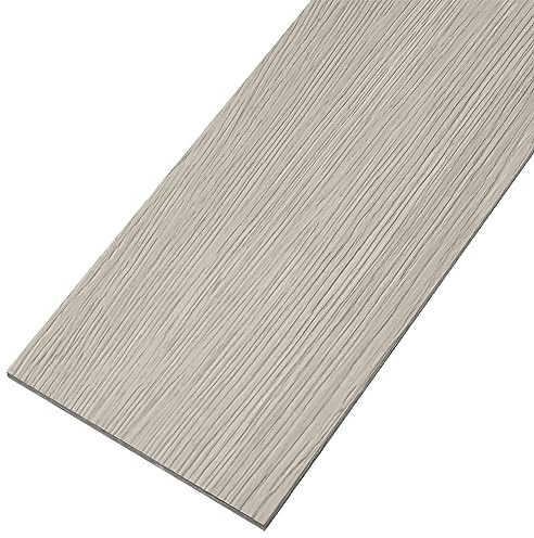 TRMLBE PVC-golvbeläggning självhäftande 91,44 x 15,24 cm träutseende vinylgolv golvplattor klistermärken tjocklek 2 mm för entrédörr vardagsrum kök balkong typ C – 2,51 m²/18 stycken