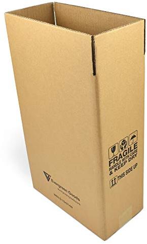 10x Corrugated Cardboard Boxes (13 x 27 x 37cm) | Royal Mail Small Parcels | Long Brown Postal Mailing & Shipping Boxes with Cautionary Symbols, 4 Sizes | Ideal for Small Business & Gift Packaging