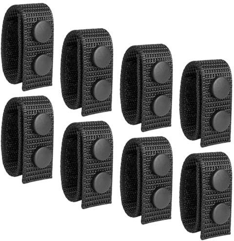 JEYORZY 8 pcs Gardiens de Ceinture de Service, Nylon Passant de Ceinture Gardiens de Ceinture Tactiques Pression pour Les Sports de Plein Air Camping Équipement Militaire de Police