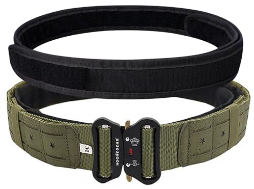 aiGear Taktischer Gürtel Militär 5cm Arbeit Gürtel mit Schnellverschluss