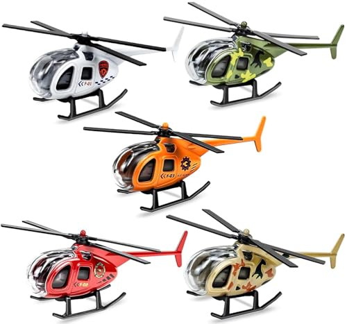 VorPrillynt Avión Juguete, 5 Piezas Helicóptero Juguete, Avion Juguete, Mini Avión Juguet, Juegos y Juguetes Niños Educativos, Regalo para Niños y Niñas Mayores