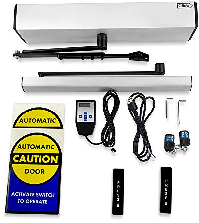 Olide SW100 - Abrepuertas Electrico, Abridor de Puerta con Dos Botones de Presión Inalámbricos