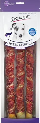 DOKAS Getreidefreier Premium Kausnack für Hunde – Ideal für große Hunde