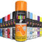 AlezyB - Original Orange 400ml All Purpose Spray Paint | Use on Metal, Wood, Plastic and Multipurpose Aerosol Professional Quality Perfect Finish, for Interior Exterior and Excellent Coverage