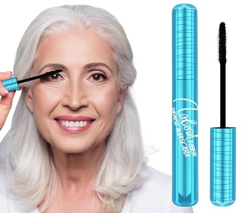 Mascara for Older Women 60 plus, Waterproof Mascara Black for Seniors Lash
