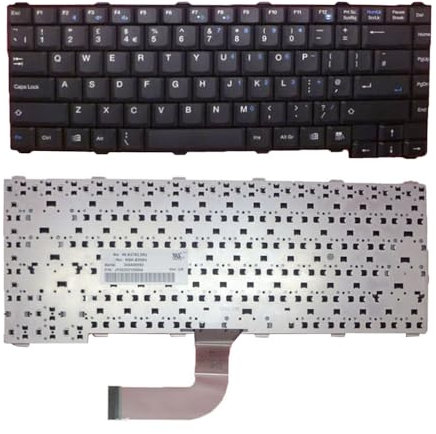 RTDPART Laptop Keyboard For ECS A980 99.N3782.50U NSK-E050U JF00202100004 United Kingdom UK Black New