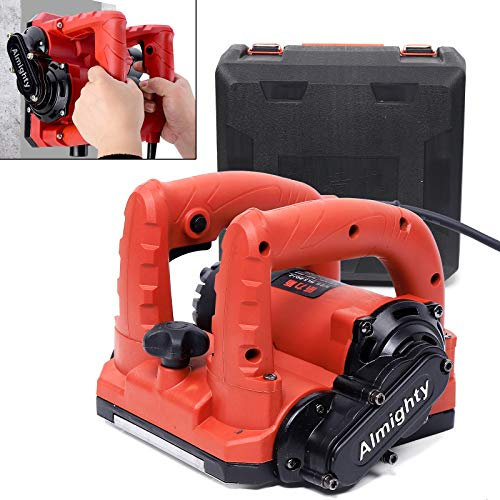 Electric Wall Scraper Planner, 1600W 220V Electric Wall Planing Machine, Concrete Shovel Machine with Side Knife and Toolbox