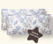Amqua Mako Satin Kopfkissenbezug 40x80 2er Set Baumwolle| Satin Kissenbezug 80x40| 40x80cm Kissenbezug Blumen weich wie Seidenkissenbezug 40x80| Kissenbezug 40x80 Mako Satin 40x80cm|Blumen Kissen CARA