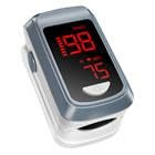 HOLFENRY Oxymètre de Pouls Professionnel JKS50BL, Saturomètre de Doigt avec Écran OLED, Moniteur SpO2 et Fréquence Cardiaque, Indice de Perfusion (PI), Arrêt Automatique, avec Cordon et Piles