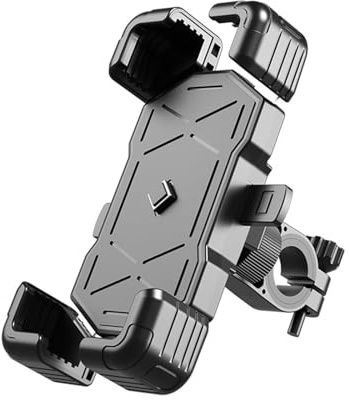Motorbike Phone Holder for BMW Concept 9cento 2019, Motorcycle Handlebar Phone Mount 360° Rotatable Adjustable Anti Vibration Holder,Handlebarstyle-A