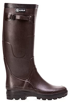 Aigle Homme Benyl M. Bottes bottines de pluie, Marron Brown Brun, 38 EU