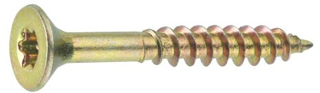 Connex KL3214040 Vis galvanisées six lobes internes pour panneaux de particules TX 4 x 40 mm 1000 g