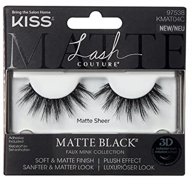 KISS Lash Couture Matte Black Collection Lashes - Matte Sheer