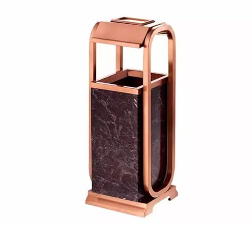 SLMSMSH Cendrier Debout Poubelle en Acier Inoxydable, cendrier, Seau à Cendres, Seau de Stockage, Seau d'extincteur de fumée Cendrier pour l'extérieur