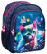 Derform Cleo & Frank süße Katze Kinder Rucksack 28 cm Kindergarten Tasche blau Mädchen