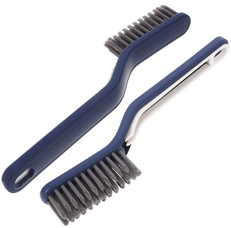 Yardenfun Cepillo de Limpieza Multifuncional 2 Piezas para Huecos y Estufas Cepillo Duro Pinzas para Cocina y Baño de Hornos y Parrillas Herramienta de Limpieza