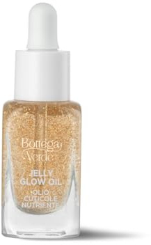 Bottega Verde - Jelly glow oil, Olio cuticole nutriente, 8,5 ml, gel per unghie fragili, cuticole secche