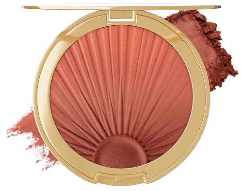 Physicians Formula, Bronze Booster Activated Pressed Blush, Bronzer and Blusher Combination, Creamy Lightweight Formula, Infused with Niacinamide, Phospholipids, and Vitamins C and E, Summer Sunset