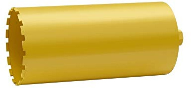 DeWalt, Corona de diamante para perforar en húmedo 132x400mm, acoplamiento 1 1/4' UNC hembra universal, para materiales estándar y duros