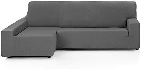Martina Home Tunez Funda Chaise Longue Brazo Izquierdo Gris (Visto de Frente)