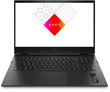 HP Omen Gaming Laptop 16,1 Zoll FHD 144Hz Display, Intel Core i7-11800H, 16GB DDR4 RAM, 512GB SSD, 32GB 3DXpoint, NVIDIA GeForce RTX 3060, Windows 11, 4 Zonen RGB QWERTZ Tastatur, Shadow Black
