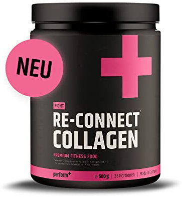 Perform+® | Re-Connect Collagen | 500g Pulver | Kollagen | Bioaktives Kollagenhydrolysat | Kollagen Aminosäuren | Kraftsport Supplement | Made in Germany