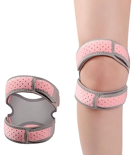 SONGQEE Patella Tendon Knee Strap for Women, Breathable Knee Support Brace Compression Knee Sleeve Support for Arthritis, Joint Pain, Jumper, Squats, Running, Kneepads for Sport Protecter