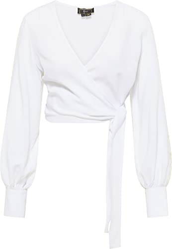 FENIA Women's Wickeltop, Weiss, M