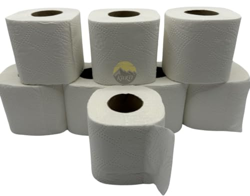 KURTT - Toilettenpapier 128 Rollen! 3 lagig - 150 Blatt pro Rolle - Toilettenpapier Vorteilspack - WC-Rollen - Toilettenpapier - Toilettenpapier