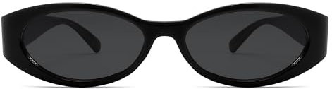 SOJOS Occhiali da sole ovali polarizzati retrò per donne uomini Trendy Cat Eye Vintage Y2k SJ2364