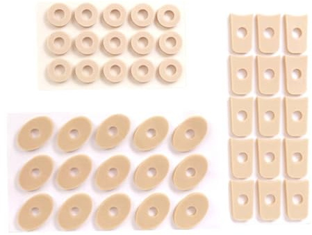 PLAFOPE 3 Stycken Slitagesäkra Fotklistermärken Liktornavslappningsdynor Högklackklistermärken Fötter Liktornsdynor Fotsuleklistermärken Fotkuddar Slitstarka Pasta Tåliktornsdynor