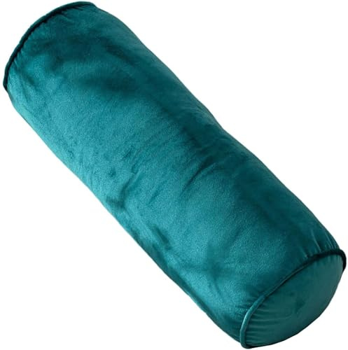 seokor Cojín Cilíndrico 50x17cm Almohada de Tubo Cojín Cervical Redondo para Lumbar/Cuello/Espalda/Cabeza Apoyo Almohada Rollo con Funda Extraíble para Cama, Sofá, Silla, Coche(A1)