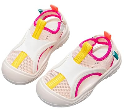 Generico Sandali Traspiranti per Bambini Piccoli Leggere Comode Scarpe Sportive Outdoor Spiaggia Camminata Resistenti Facili Lavabili Morbide Flessibili (28.5 Little Child)