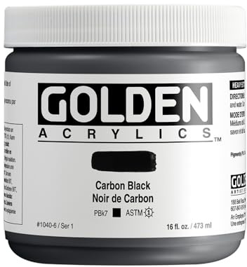Golden Artist Colors H/Body 473Ml Carbon Black I