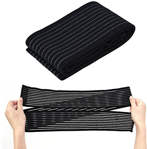 1 Paio di Supporti per Ginocchia in Neoprene Regolabile, Stabilizzatore con Rotella Aperta per Sollievo dal Dolore Articolare e Riabilitazione