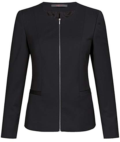 GREIFF Größe 46 Corporate Wear Modern with 37.5 Damen Blazer Regular Fit Schwarz Modell 1429 2820