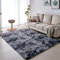 VOFUSHON Wohnzimmer Hochflor Teppich,Shaggy Flur Läufer Teppich Modern Flauschiger Weich Teppich Groß für Wohnzimmer Deko/Schlafzimmer/Kinderzimmer(120 x 160 cm,Dunkelgrau)
