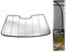 PLASTIFIC Universal Foldable Silver Car Windshield UV Visor Cover Front Rear Window Shade to Block UVR Keeping Your Vehicle Cooler (Silver, 130 x 60cm)