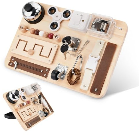 Activités sur la démence pour personnes âgées - Planche occupée - Produits Alzheimer pour brand - Jeux de mémoire - Gadgets de démence - Jouets sensoriels