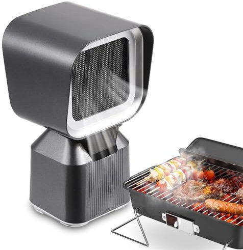 Campana extractora portátil de sobremesa, minicampana extractora telescópica de sobremesa con 2 velocidades, potente succión de 3600 rpm, bajo nivel de ruido, adecuada for cocina,barbacoa de interior