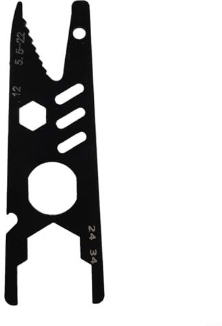 Zilimontt Chiave aperta a doppia estremità realizzata in acciaio legato 45 # ad alta resistenza con rivestimento nero resistente alla ruggine per la manutenzione della casa, riparazione