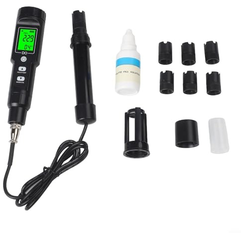 Misuratore di ossigeno disciolto digitale tester di ossigeno disciolto, per piscine acquari sistemi DWC RODI acqua potabile per birra domestica